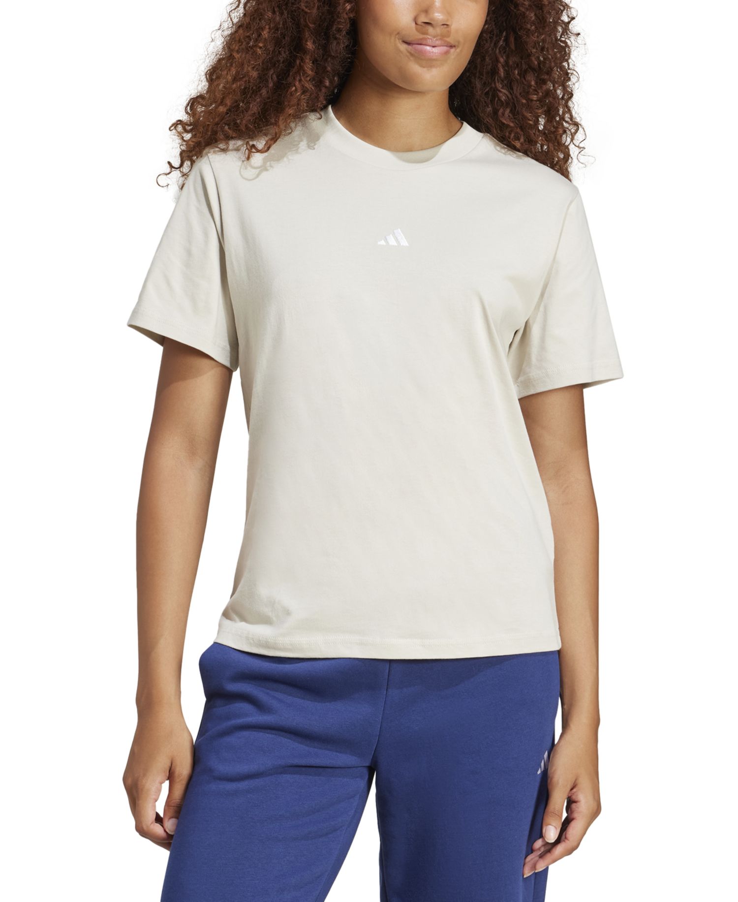 Plus Size Short-Sleeve Cotton Crewneck Logo T-Shirt