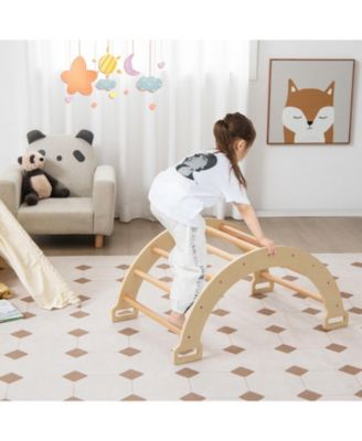 2-in-1 Arch Rocker with Soft Cushion for Toddlers