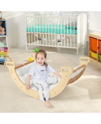 2-in-1 Arch Rocker with Soft Cushion for Toddlers