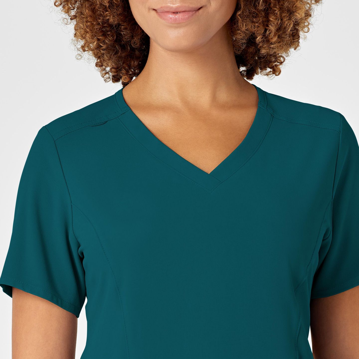 Женский топ Wink Renew V-Neck Scrub, цвет: Синий, вариант 1 — фото 5