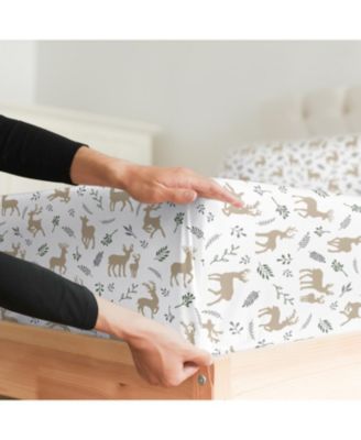 Christmas 4 Piece Microfiber Sheet Set (Queen / Trees 2)