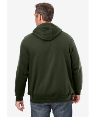 Tall Fleece Zip-Front Hoodie