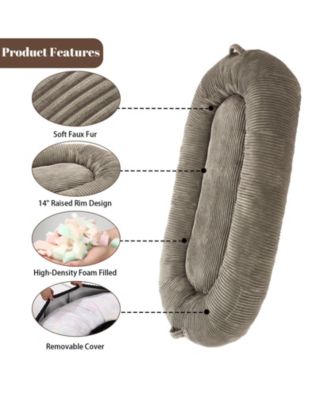 Dog Bed for People Adults, 71"x48"x14" Giant Pet Bed for Humans
