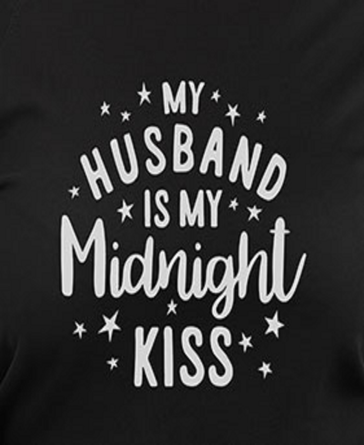 Hybrid Apparel Plus Size Trendy Midnight Kiss Graphic Pullover Top In Black