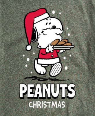 Men's Peanuts Snoopy Santa Short Sleeve Tee