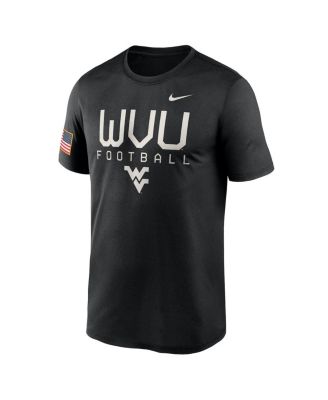 Men's Black West Virginia Mountaineers 2024 Military Appreciation Legend Performance T-Shirt
