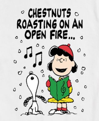 Men's Peanuts Chesnuts Roasting Short Sleeve Tee