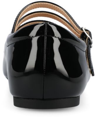 Women's Darlin Multi Strap Mary Jane Square Toe Flats