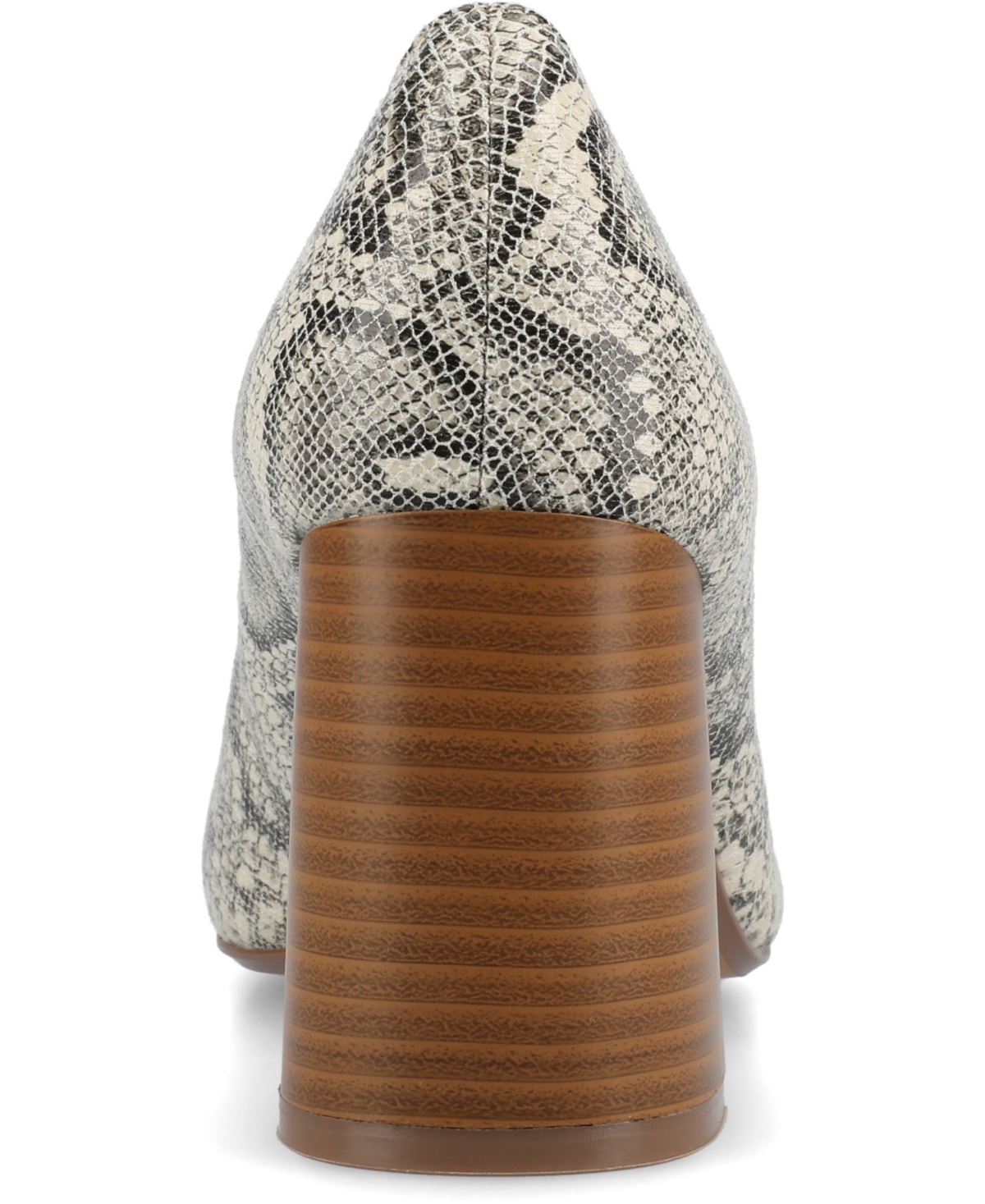 Journee Collection Women's Seraphina Round Toe Pumps In Snake