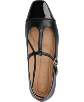Women's Theah T-Strap Cap Toe Mary Jane Flats