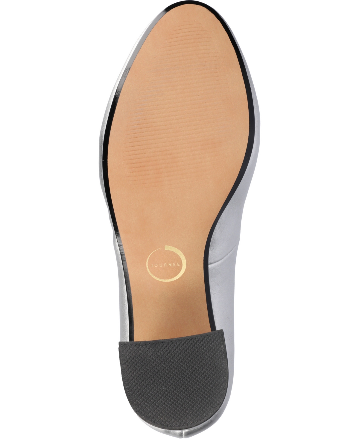Journee Collection Women's Seraphina Round Toe Pumps In Silver