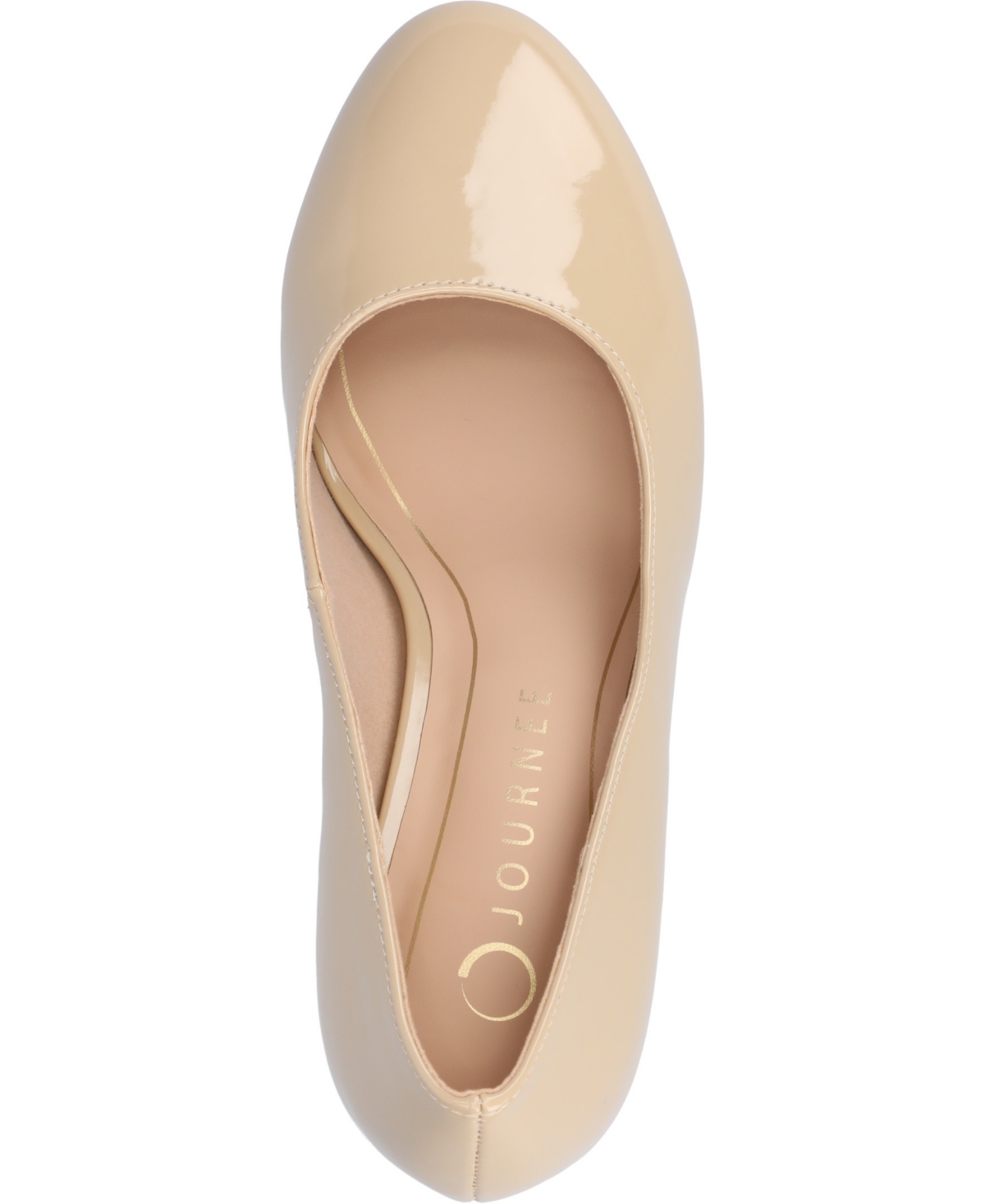 Journee Collection Simonne Pointed Toe Pump In Beige