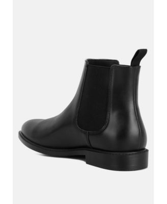 Womens Fraser Faux Leather Pull Tabs Boots