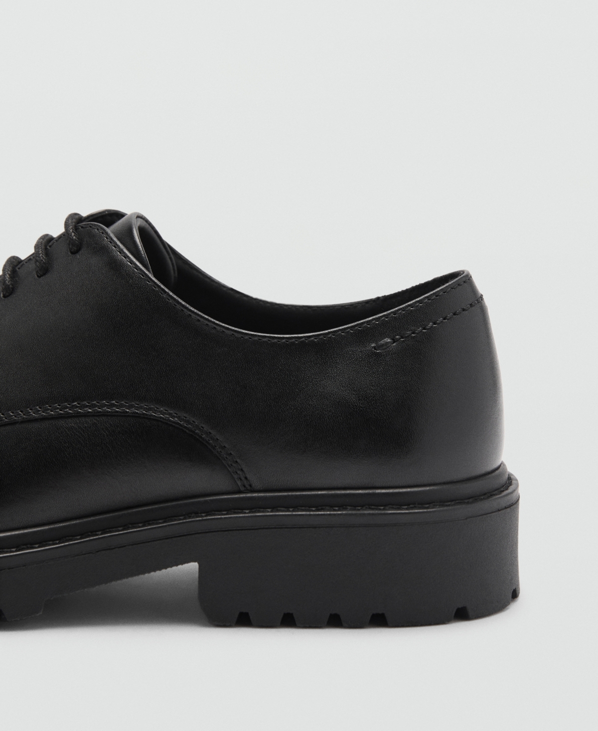 Mango Men's Leather Blucher Shoes