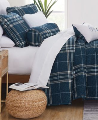 Vilano Plaid 6-Pc. Quilt Set, King/California King