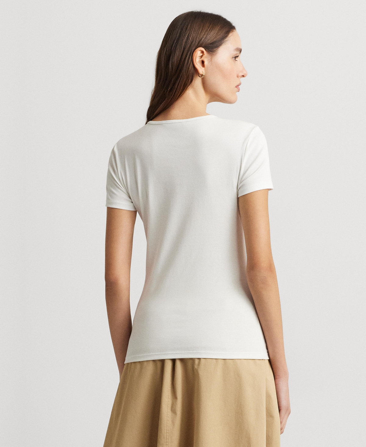 Lauren Ralph Lauren Stretch Knit T-Shirt