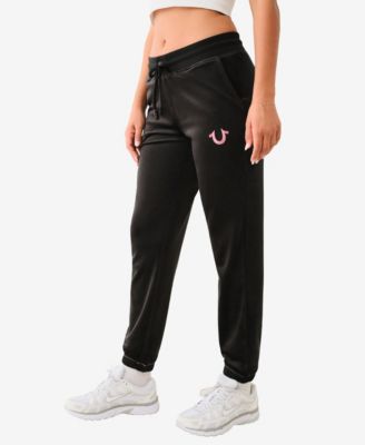 Women's Lurex Velour Jogger Pants