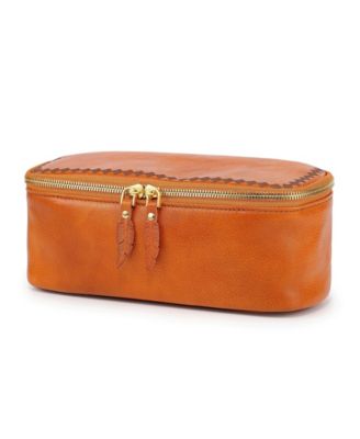Celosia Rectangular Leather Jewelry Case