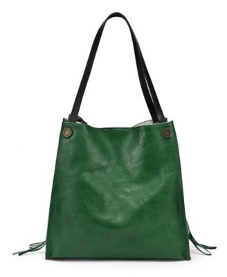 Women's Genuine Leather Daisy Tote Bag