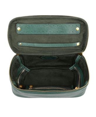 Celosia Rectangular Leather Jewelry Case