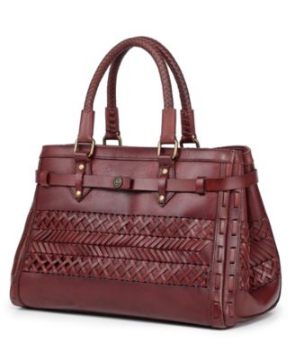 Women's Genuine Leather Lantana Satchel Bag