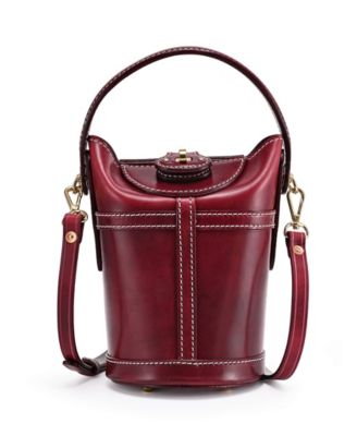 Begonia Vintage Bucket Crossbody Bag