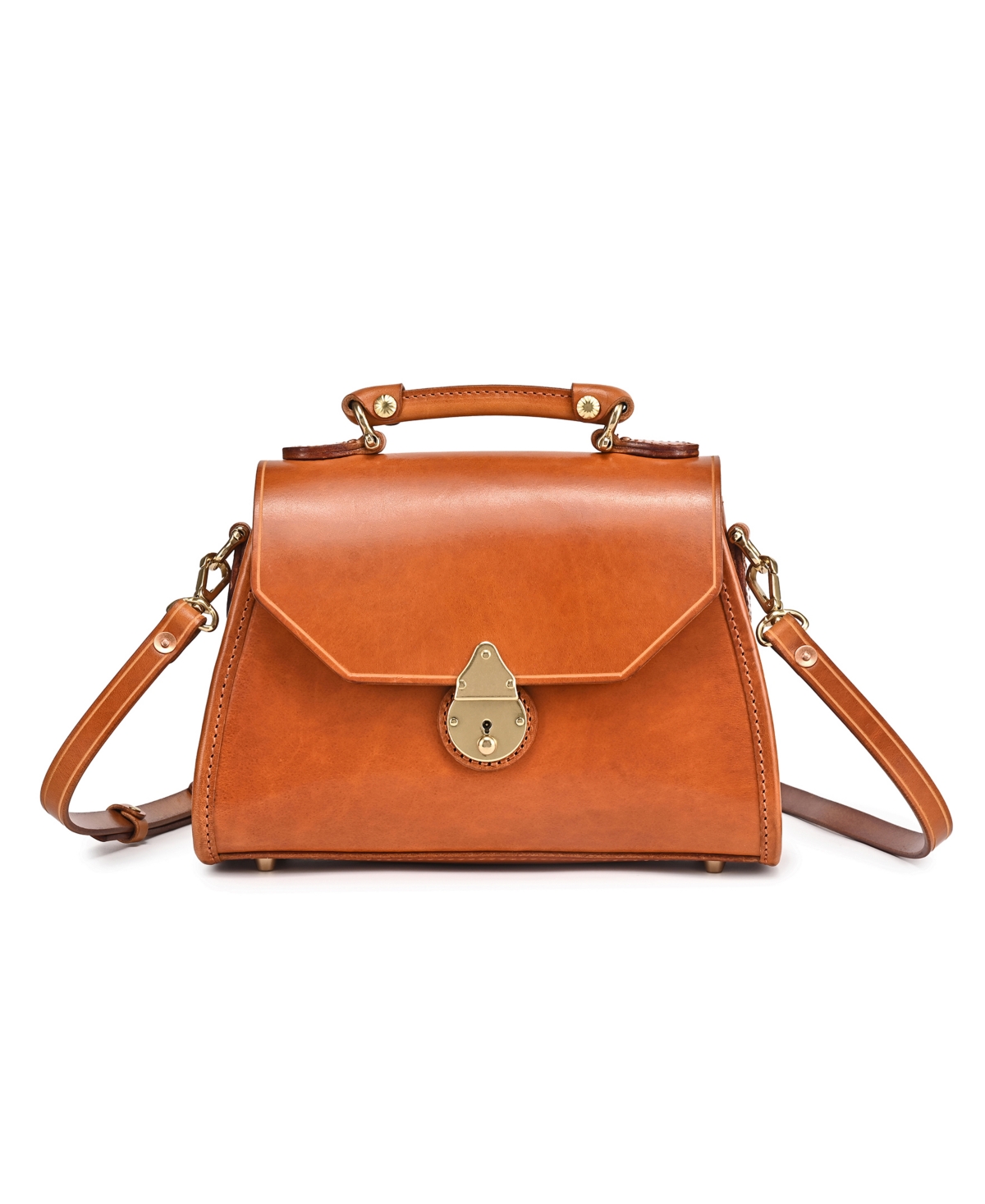Old Trend Laurel Classic Satchel Bag In Caramel