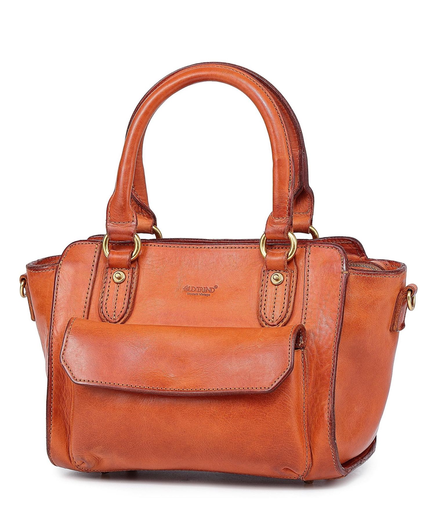 Pansy Small Leather Satchel Bag