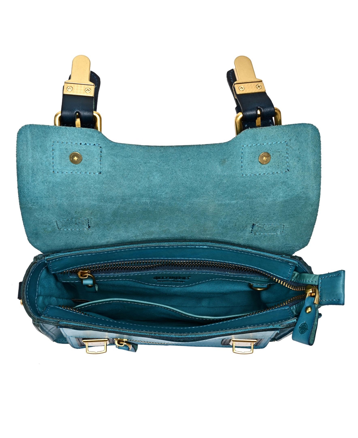 Old Trend Aster Mini Satchel In Turquoise,aqua