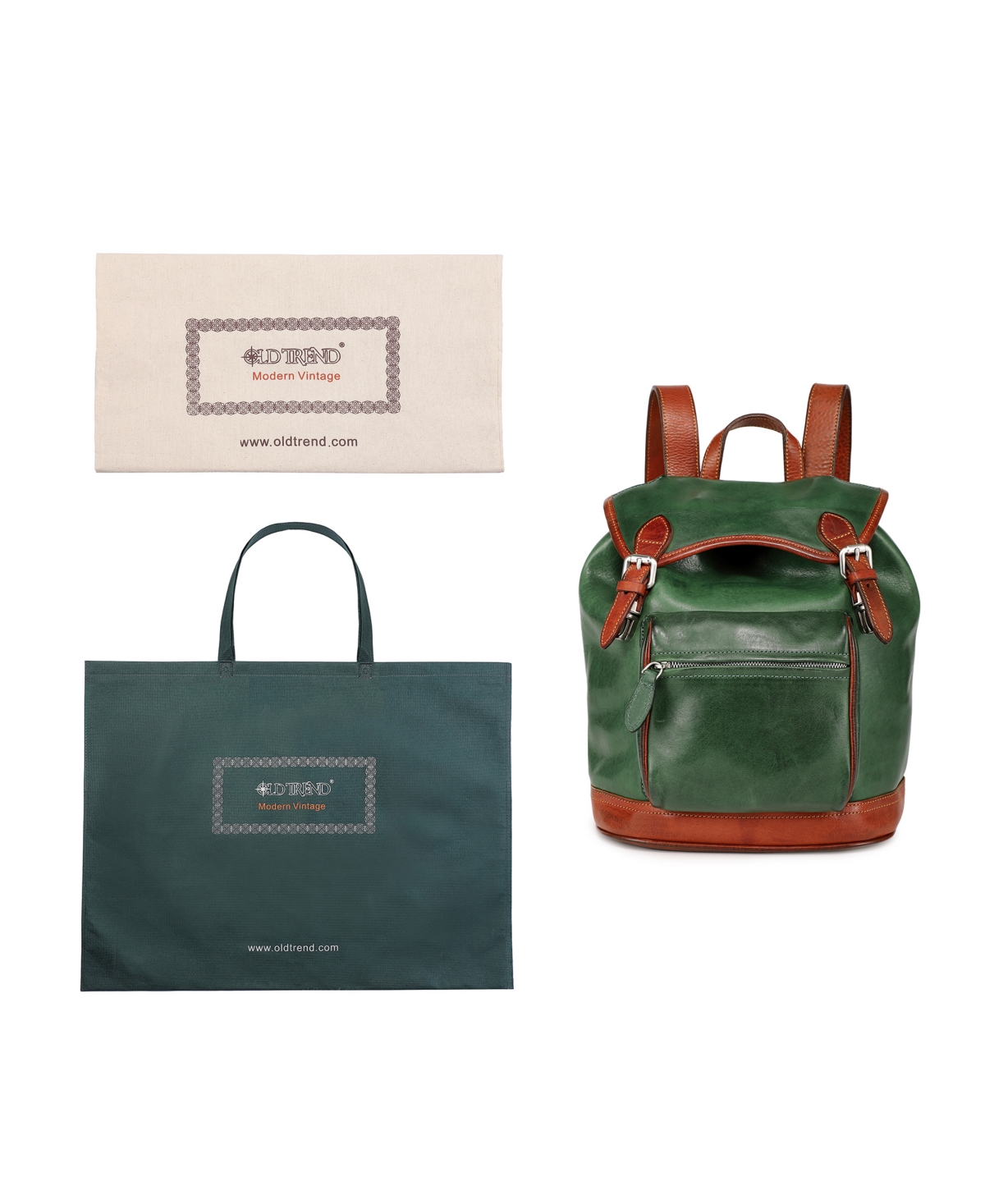 Old Trend Ficus Backpack In Green