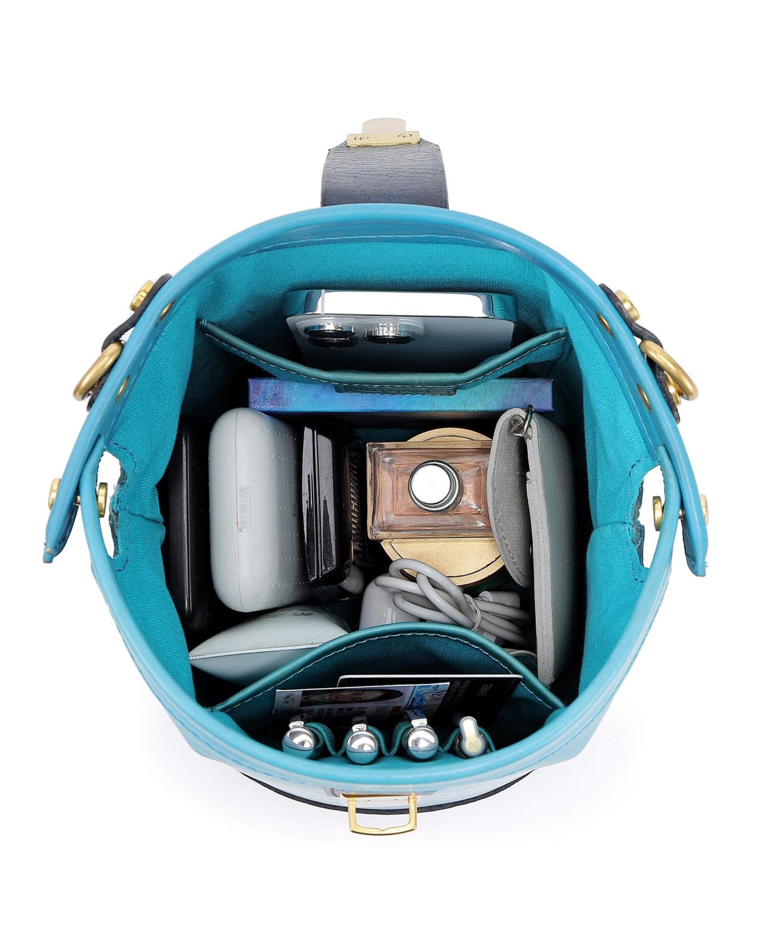 Doctor Mini Leather Bucket Crossbody Bag
