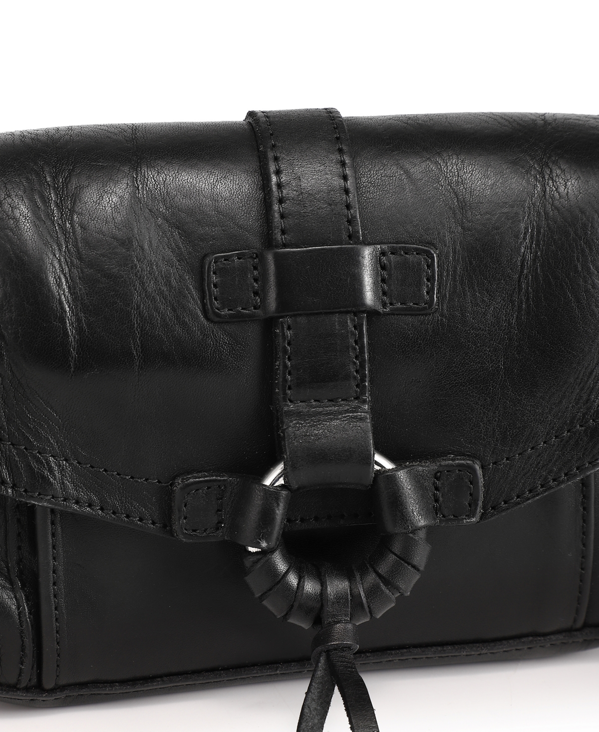 Old Trend Anemone Crossbody Bag In Black