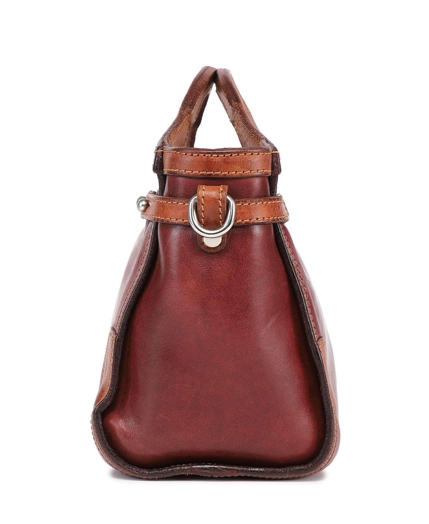 Женская сумка OLD TREND Canna Mini Satchel, цвет: Коричневый — фото 5