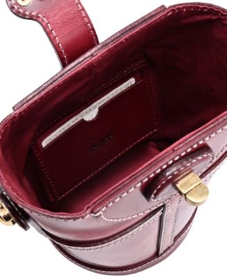 Begonia Vintage Bucket Crossbody Bag