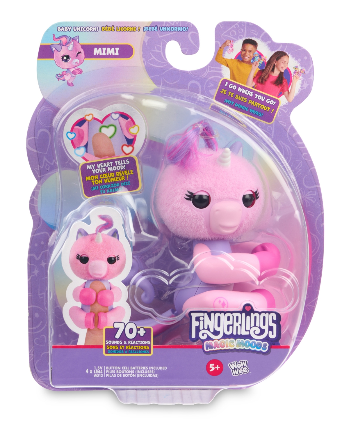 Shop Fingerlings Magic Moods Unicorn Mimi In Multicolor