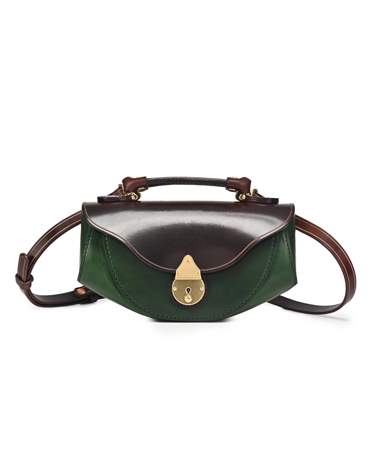 Old Trend Azalea Vintage Crossbody Bag In Green