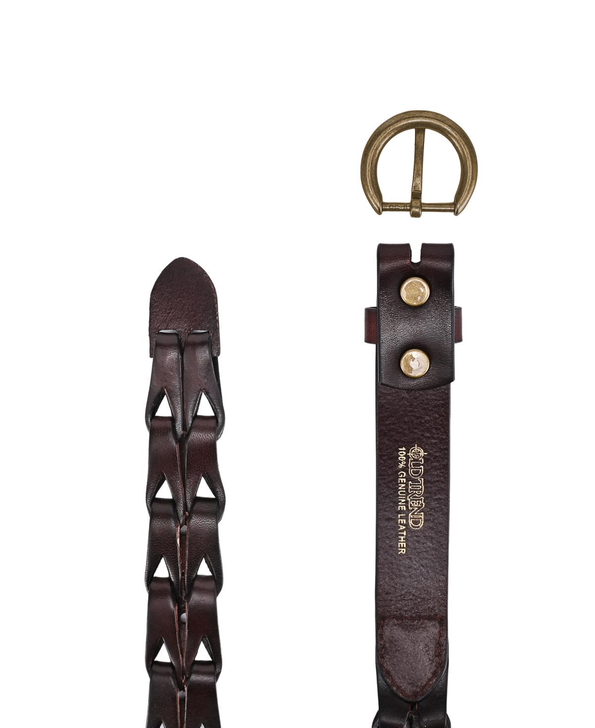 OLD TREND WOMEN'S ORANDA COVE LEATHER BELT