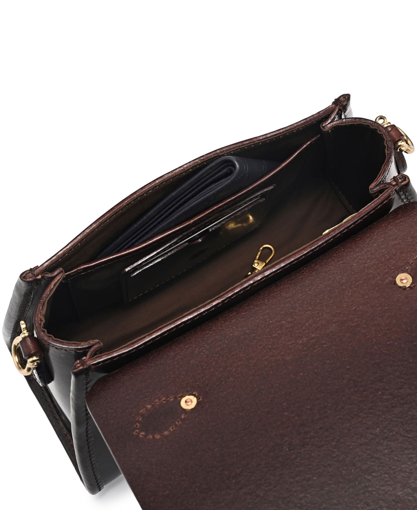 Женская сумка OLD TREND Laurel Classic Satchel, цвет: Коричневый — фото 9