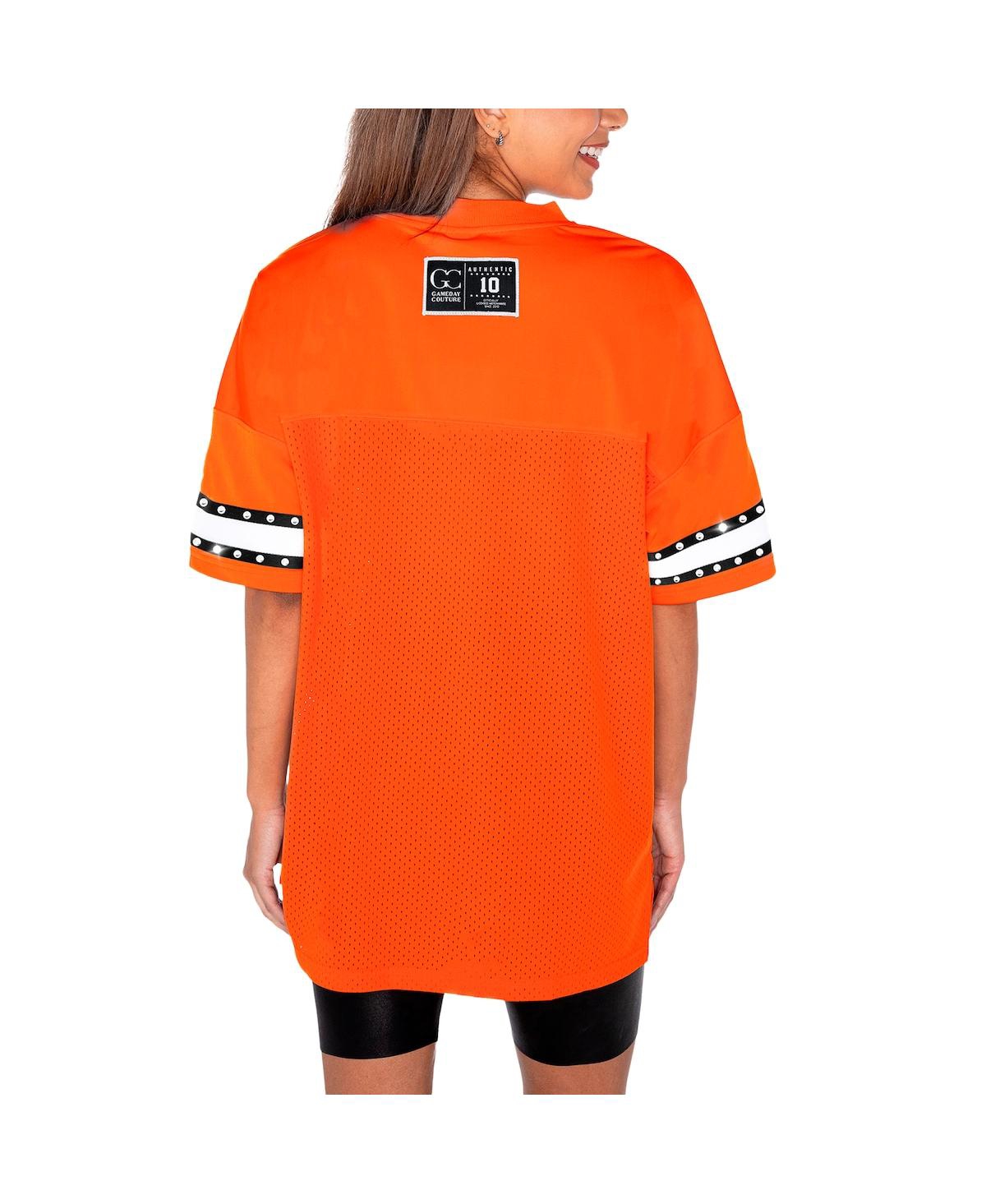 Gameday Couture Women'sOklahoma State Cowboys Until Kickoff Rhinestone Fashion T-Shirt - Orange, Black