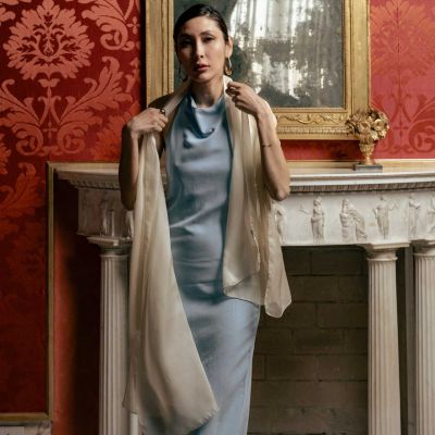 Sophia - Silk Scarf/Shawl for Women