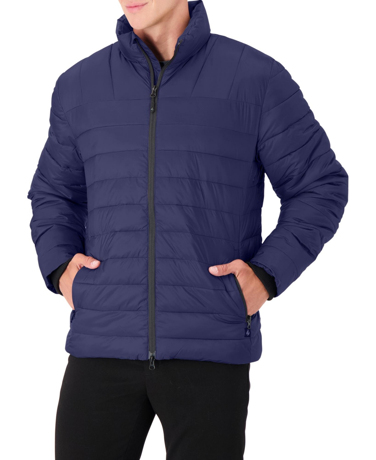 Heat Holders Men's Peter Puffer Jacket In Navy