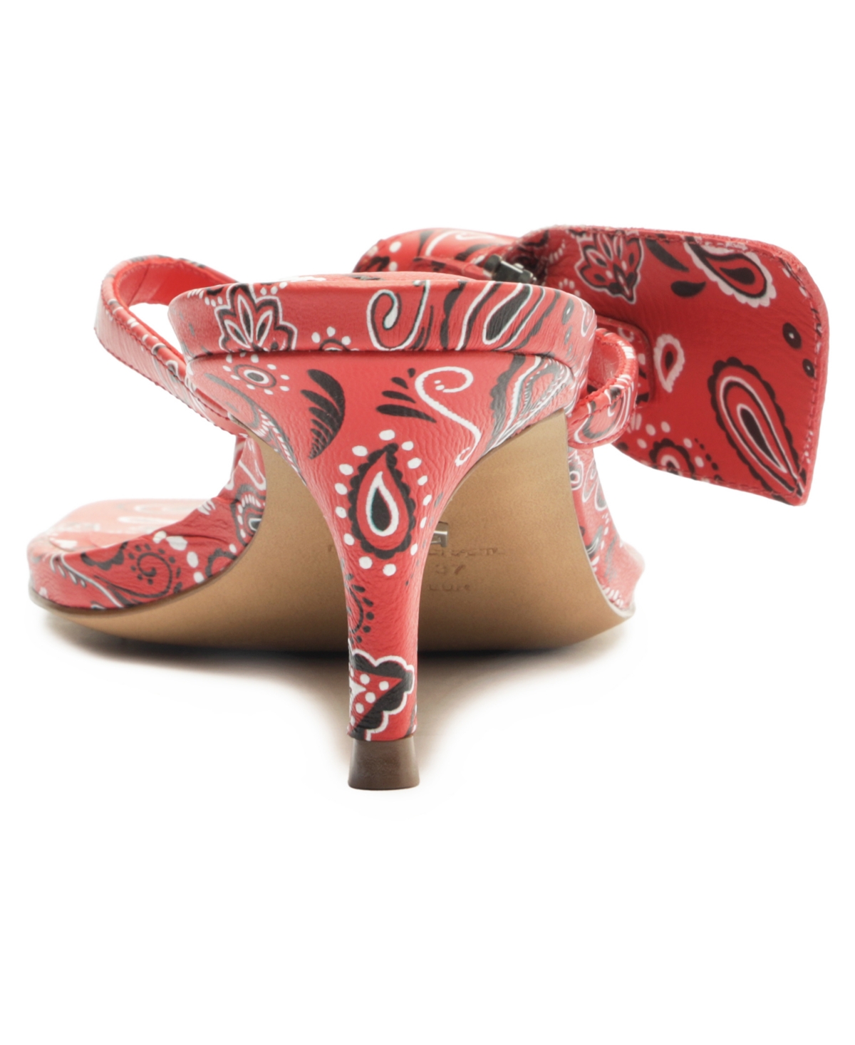 Arezzo Women's Lidia Mid Stiletto Sandals In Red Multi