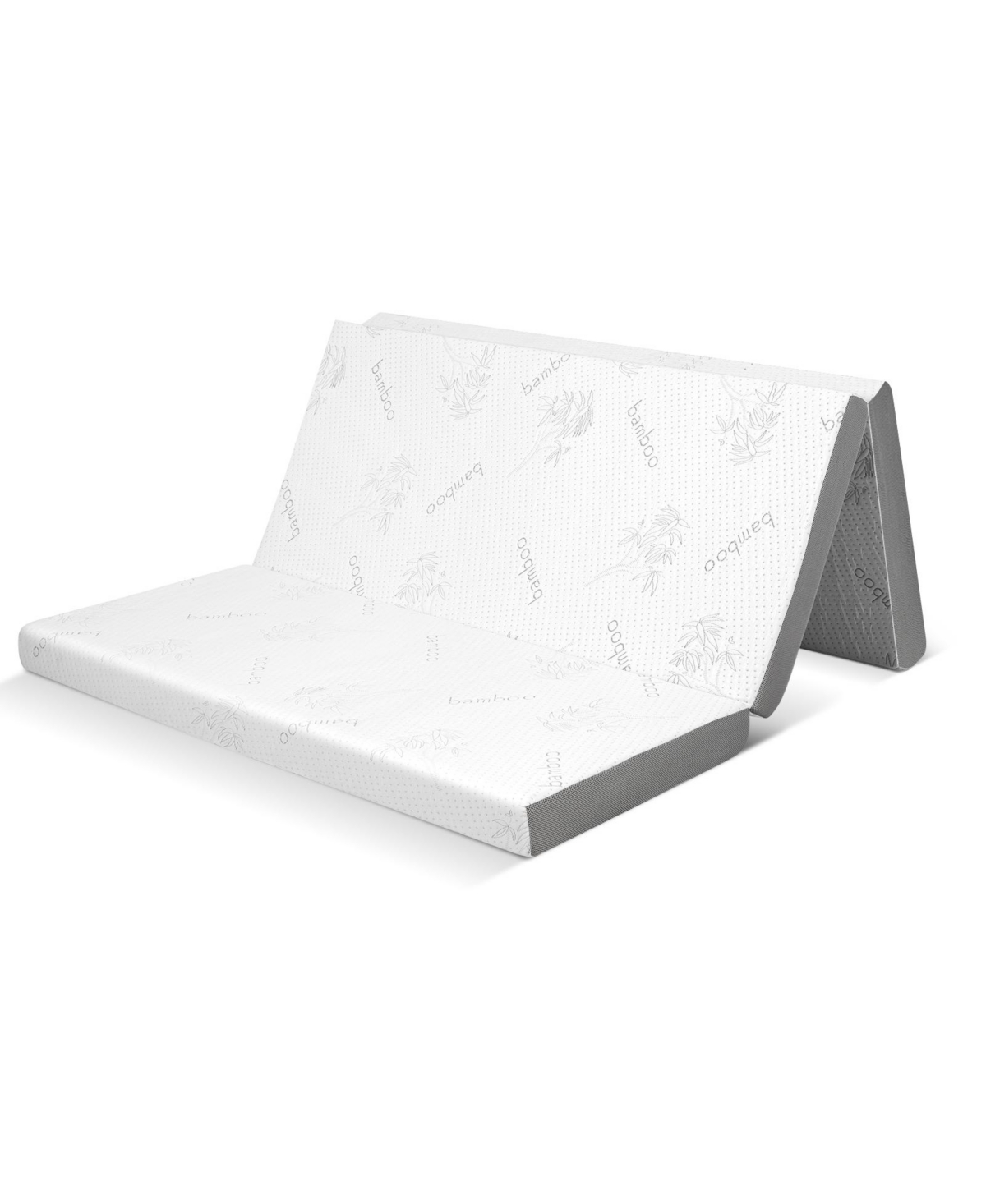 Gouun 4 Inch Tri-fold Cool Gel Memory Foam Mattress-Queen