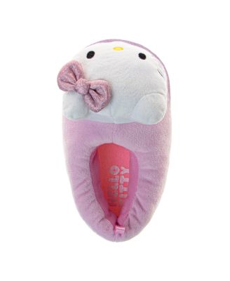 Little and Big Girls Dual Sizes 3D Slippers