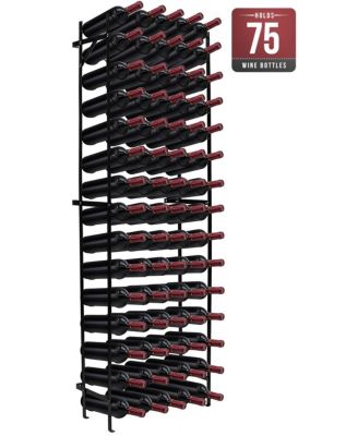 75-Bottle Freestanding Wine Rack Stand - Perfect Storage for Kitchen, Dining Room, Bar, or Wine Cellar