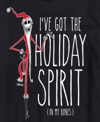 Men's Nightmare Before Christmas Holiday Spirit Short Sleeve Tee