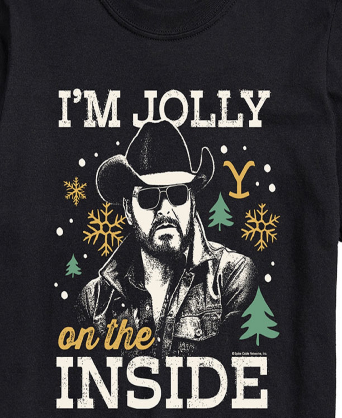 Airwaves Men's Yellowstone Jolly Inside Short Sleeve Tee In Black