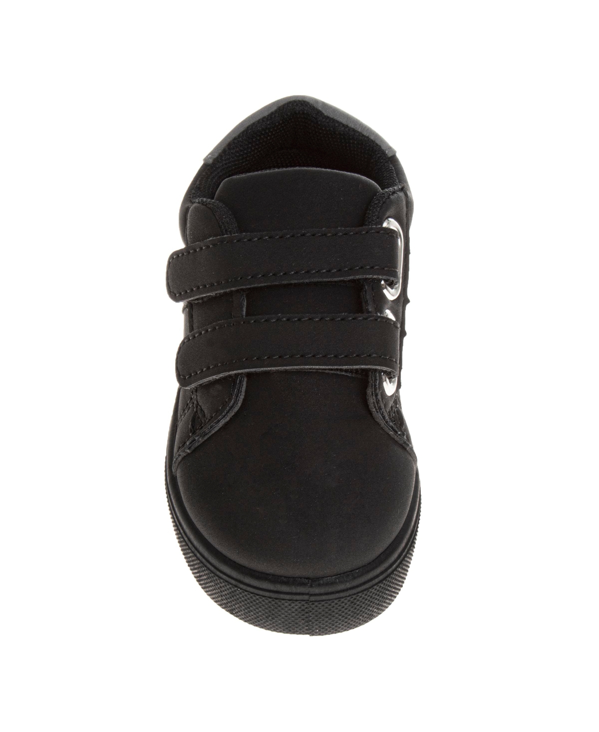 French Toast Little And Big Boys Hook And Loop Casual Sneakers In Black