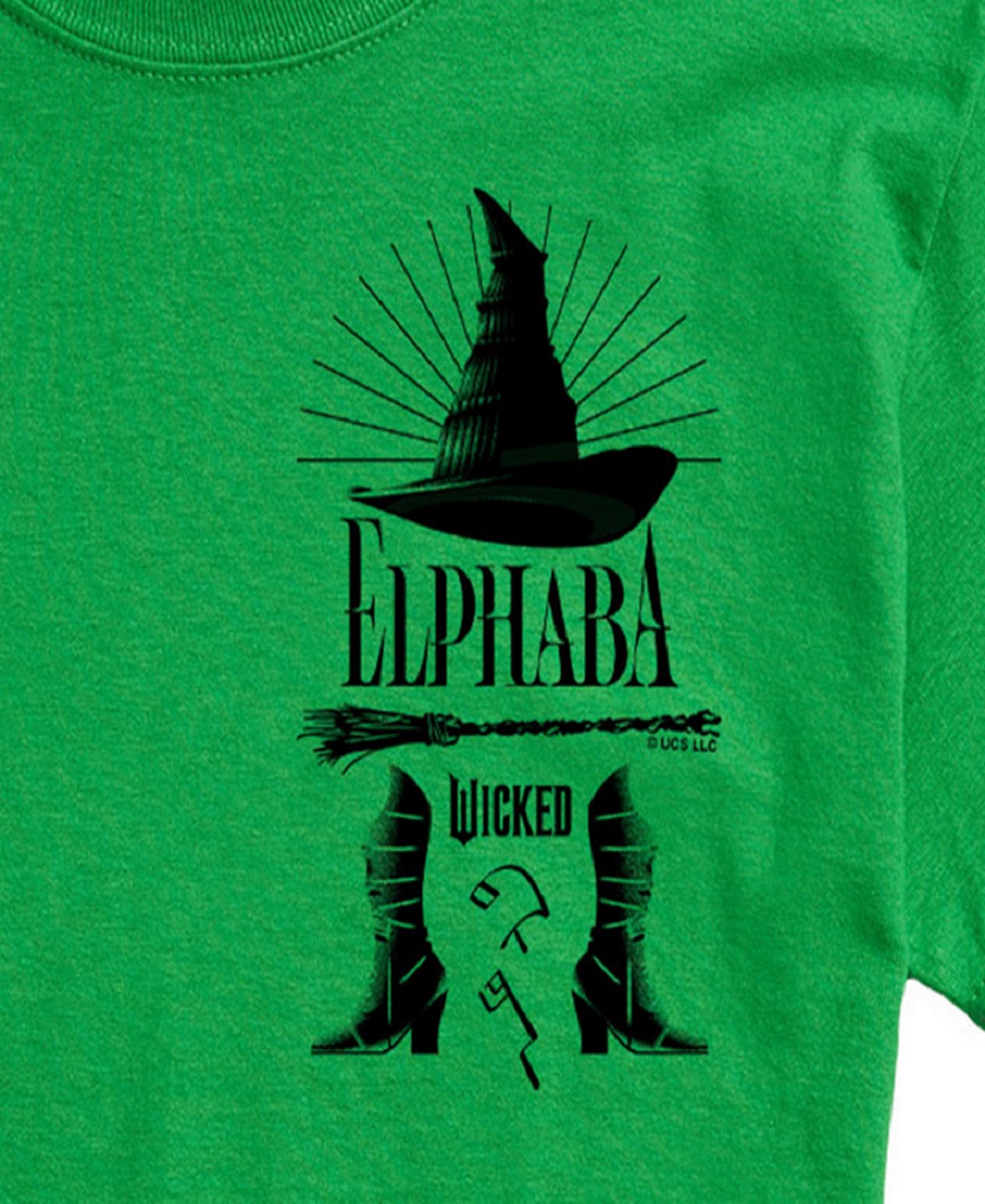 Airwaves Men's Wicked Elphaba Short Sleeve Tee In Green