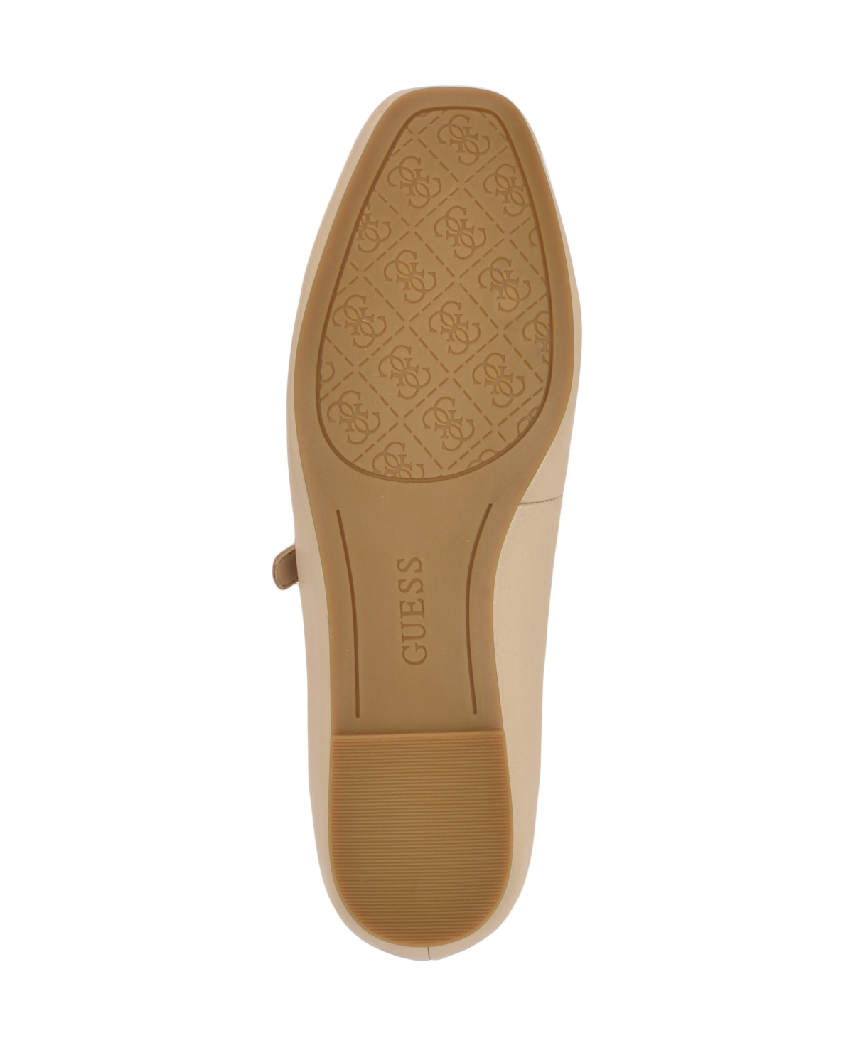 Guess Women's Kayra Mary Jane Ballet Flats In Light Natural Leather